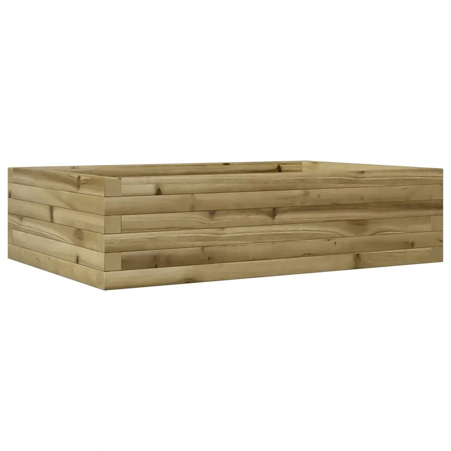 Jardinière 90x60x23 cm bois de pin imprégné - 2