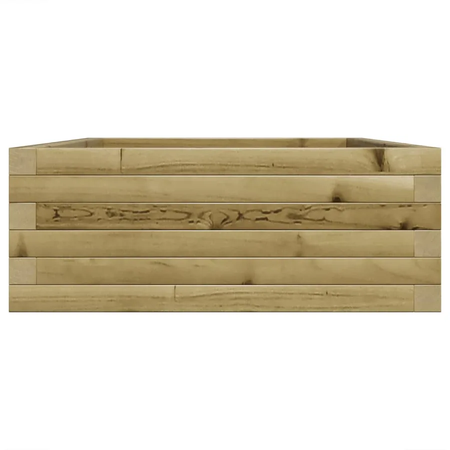 Jardinière 90x60x23 cm bois de pin imprégné - 6