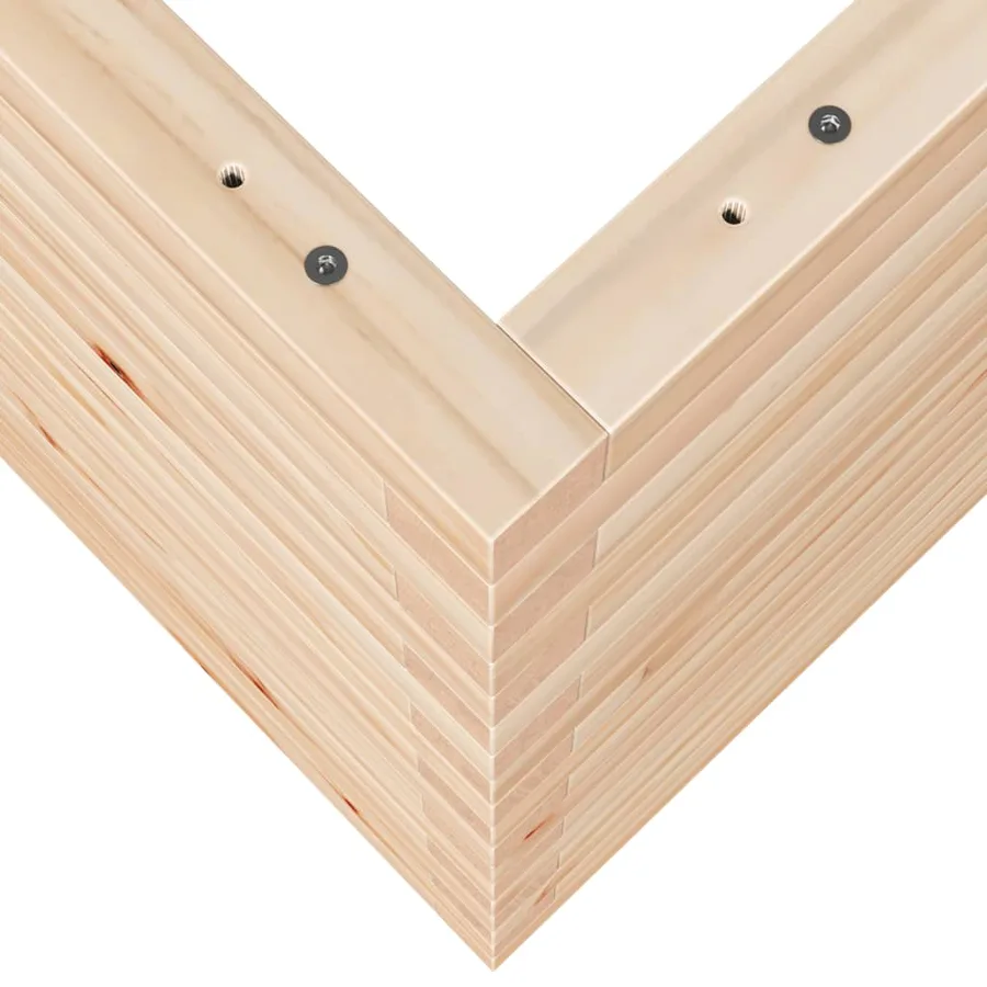 Jardinière 90x60x68,5 cm bois de pin massif - 8