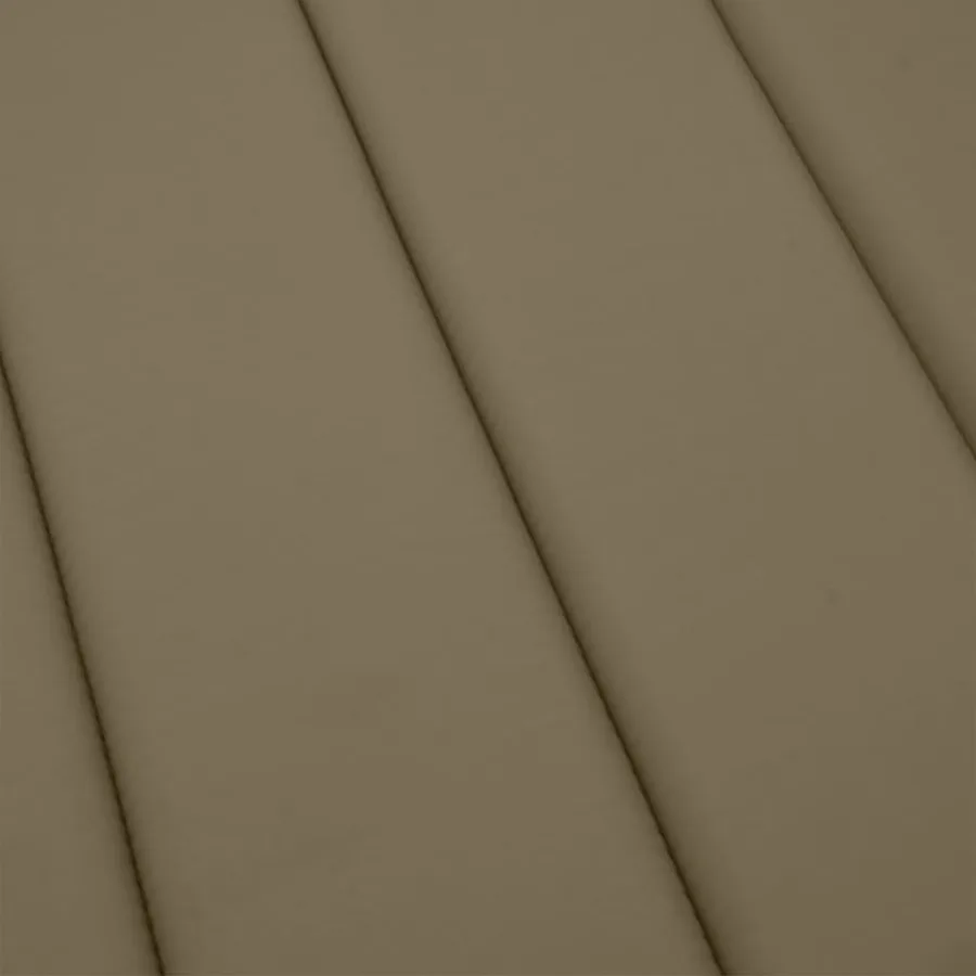 Coussin de chaise longue taupe mélangé 200x60x4 cm tissu - 7