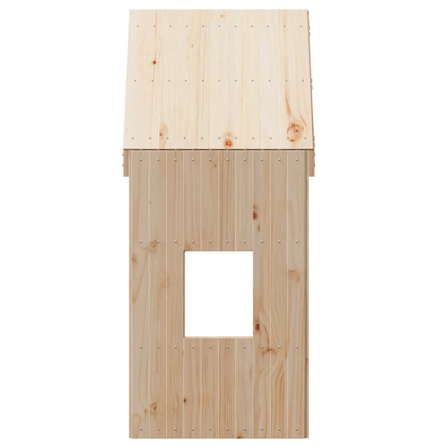 Toit de lit pour enfants 60x89x134,5 cm bois de pin massif - 4