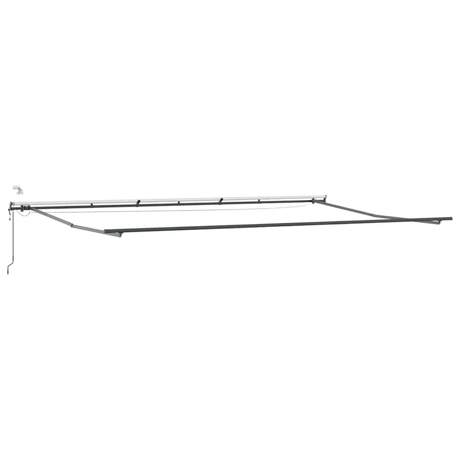 Auvent rétractable automatique avec LED bordeaux 600x300 cm - 7