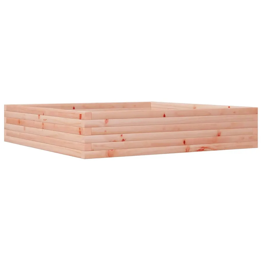 Jardinière 110x110x23 cm bois massif douglas - 7