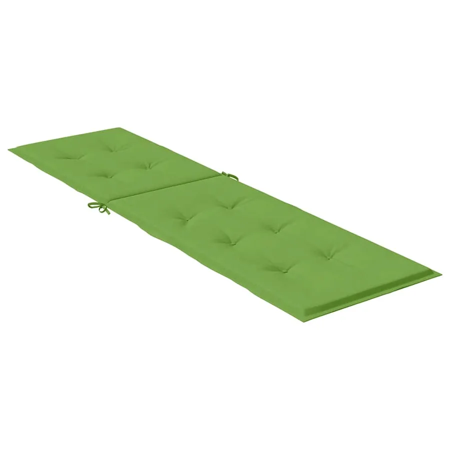 Coussin de chaise longue vert mélangé (75+105) x 50 x 4 cm tissu - 4