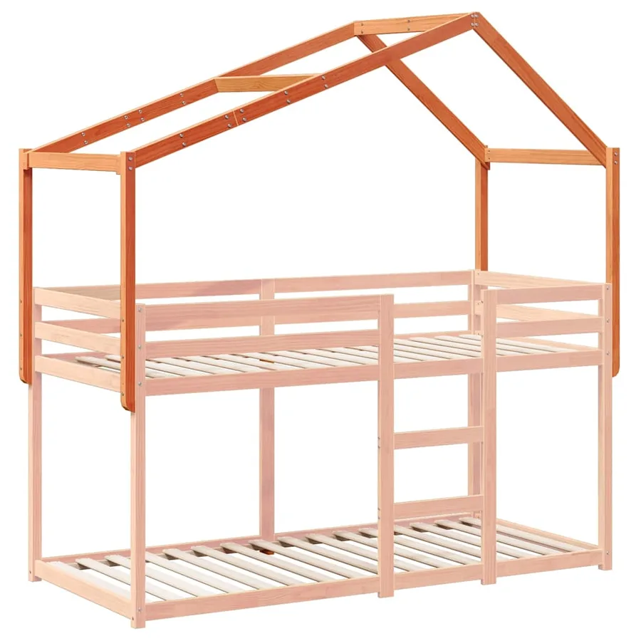 Toit de lit pour enfants 203x95,5x142 cm bois de pin massif - 3