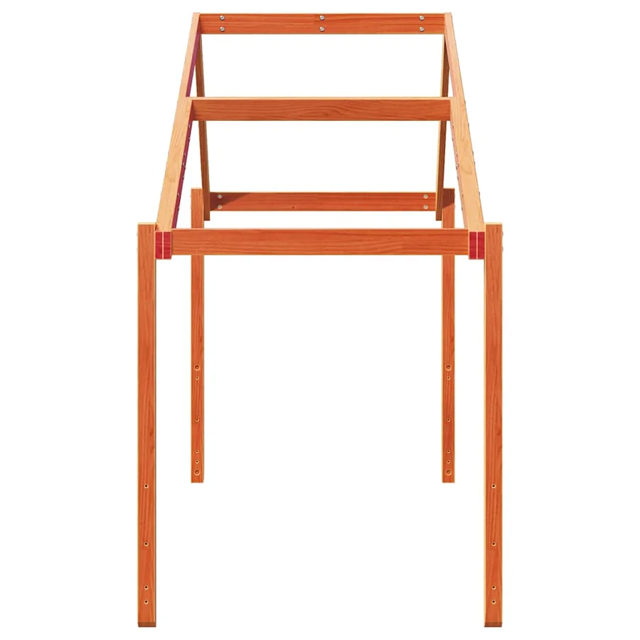 Toit de lit pour enfants 203x95,5x142 cm bois de pin massif - 5