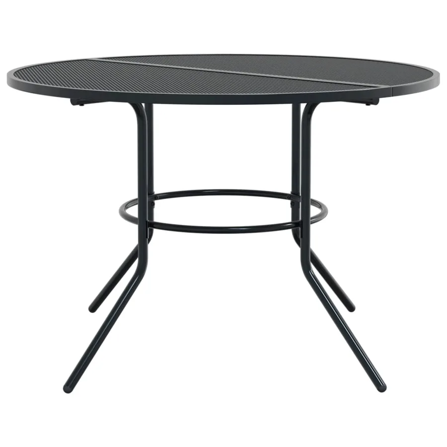 Ensemble de chaises de jardin empilables 7 pcs anthracite - 6
