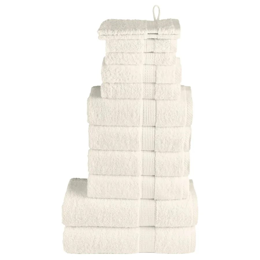 Ensemble de serviettes de qualité supérieure SOLUND 12pcs crème