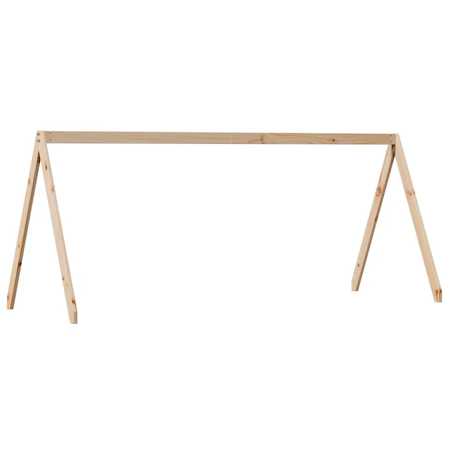 Toit de lit pour enfants 209x85,5x88 cm bois de pin massif - 2