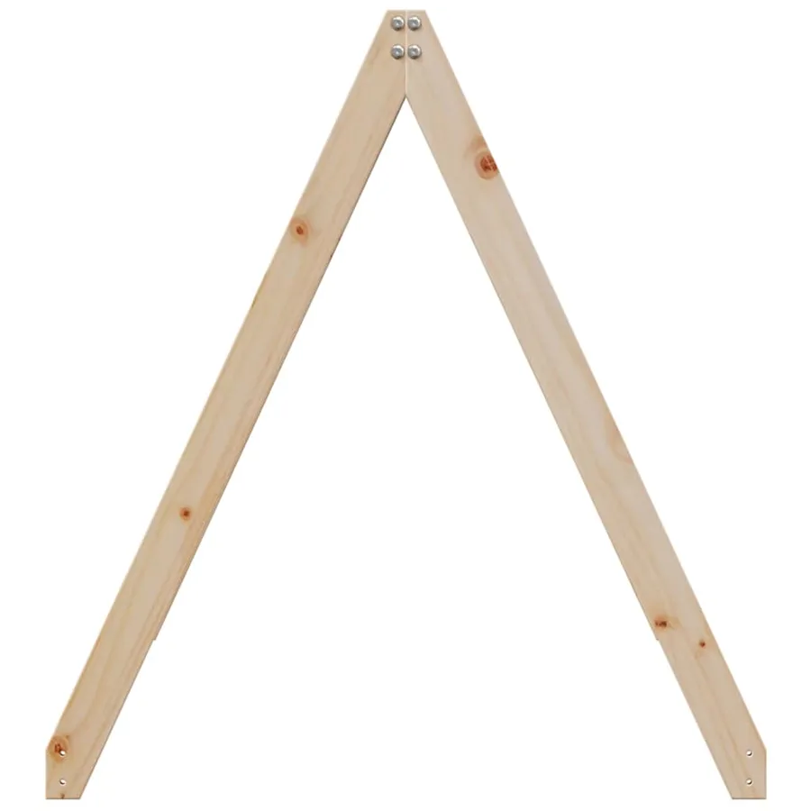 Toit de lit pour enfants 209x85,5x88 cm bois de pin massif - 5