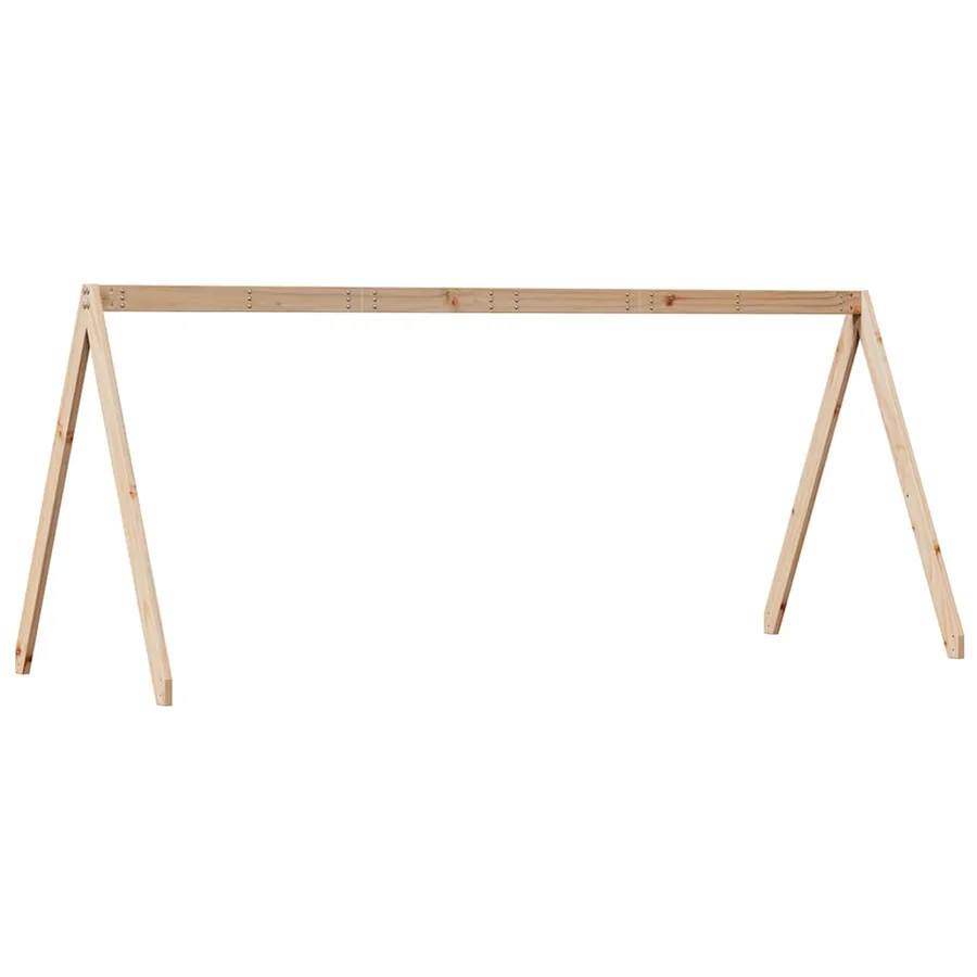 Toit de lit pour enfants 209x85,5x88 cm bois de pin massif - 6
