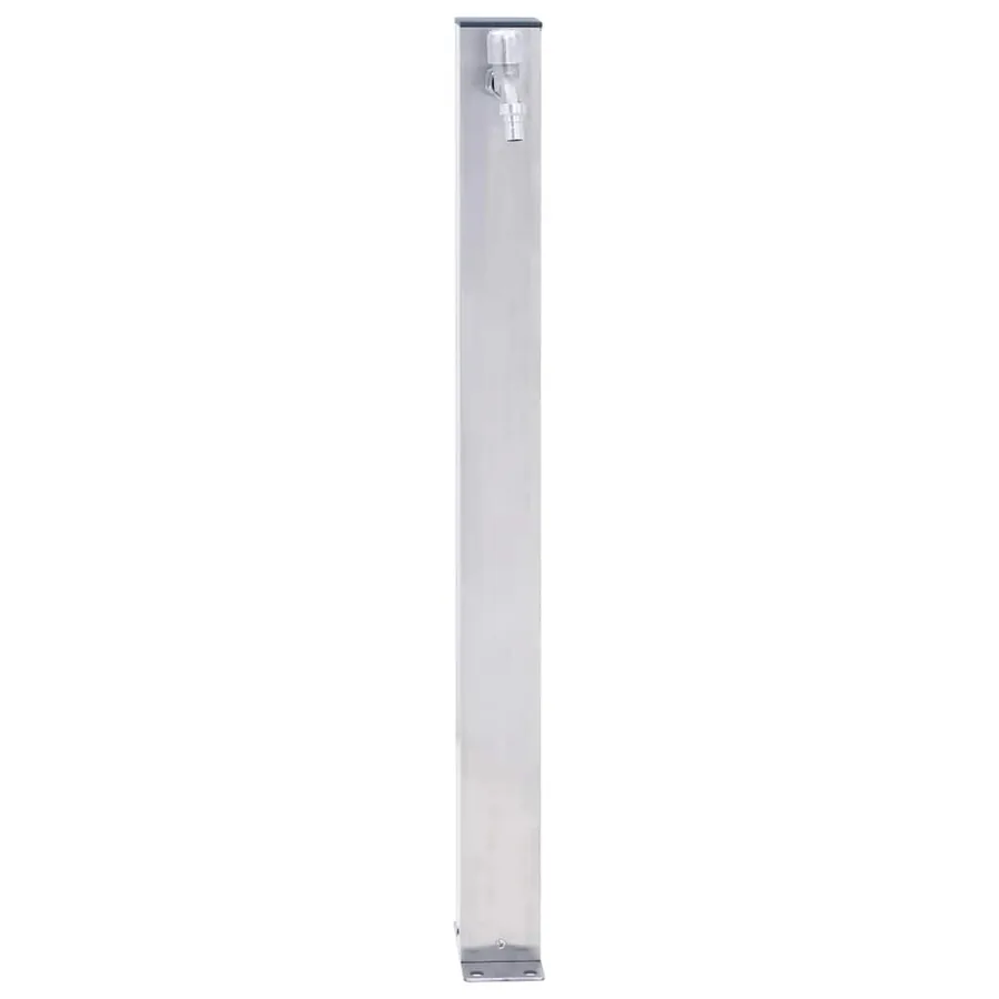 Colonne à eau de jardin 60 cm acier inoxydable carré - 2