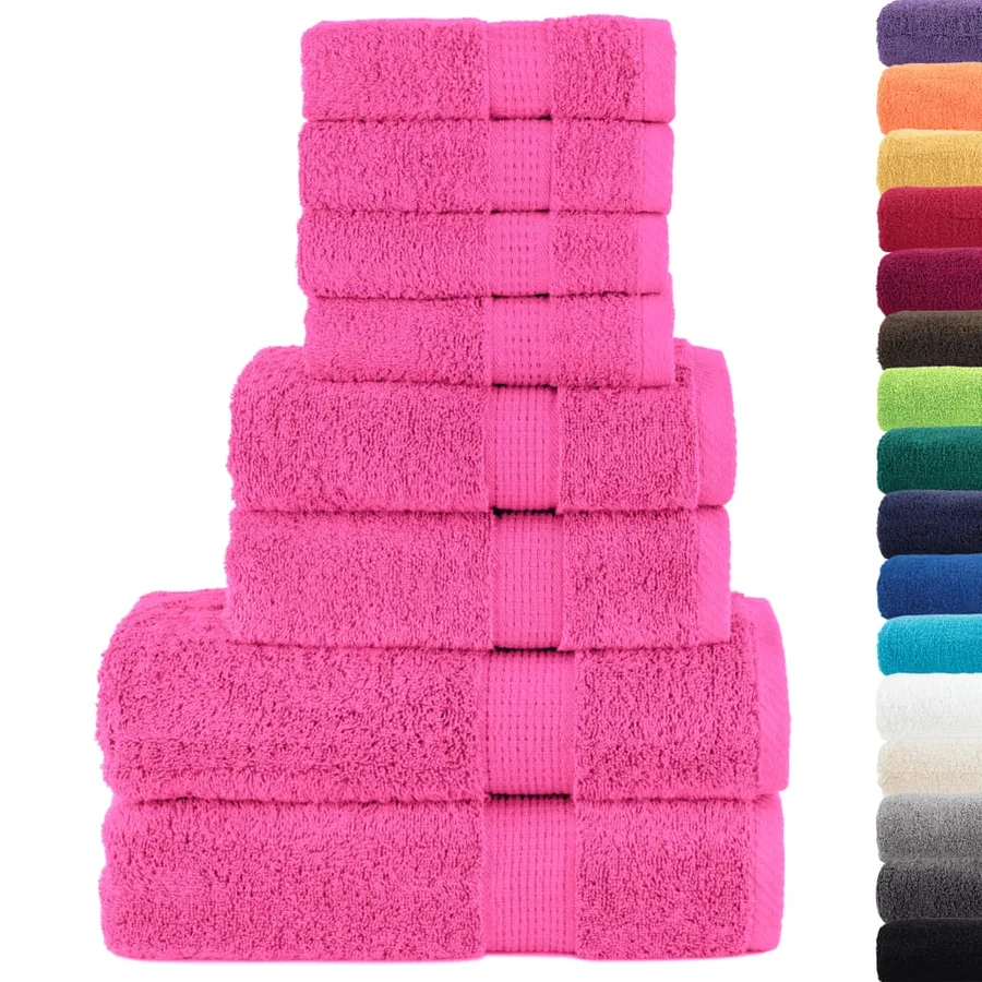 Ensemble de serviettes de qualité supérieure SOLUND 8 pcs rose - 2