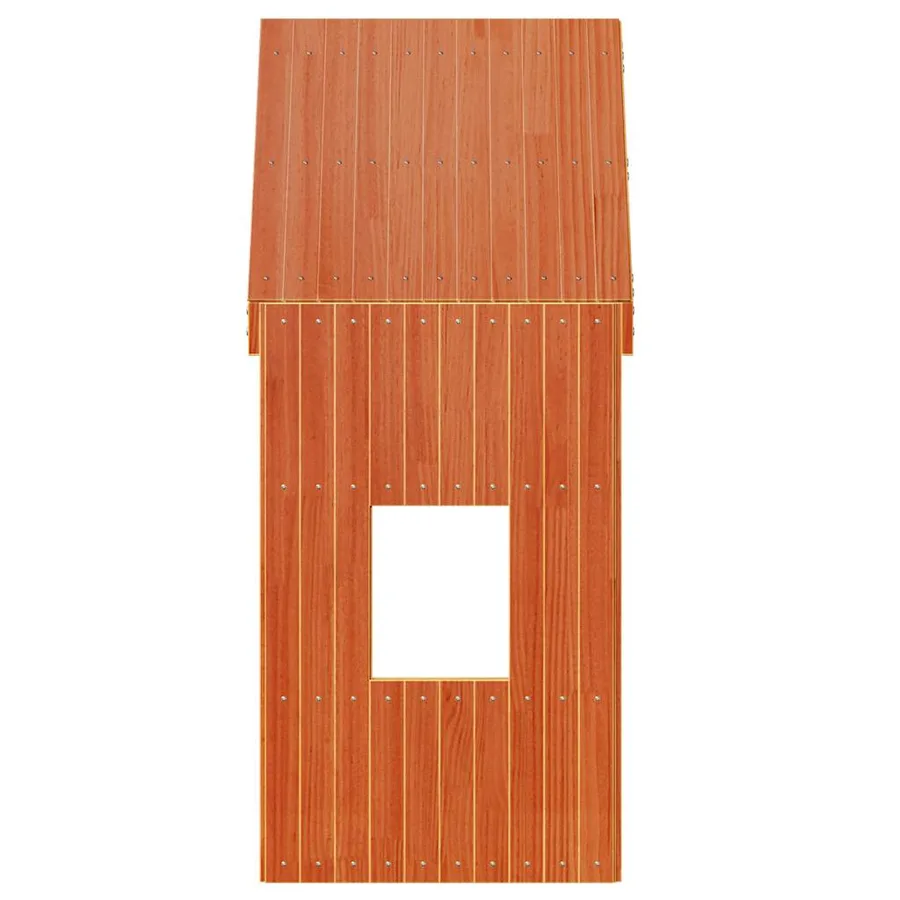 Toit de lit pour enfants 60x89x134,5 cm bois de pin massif - 4