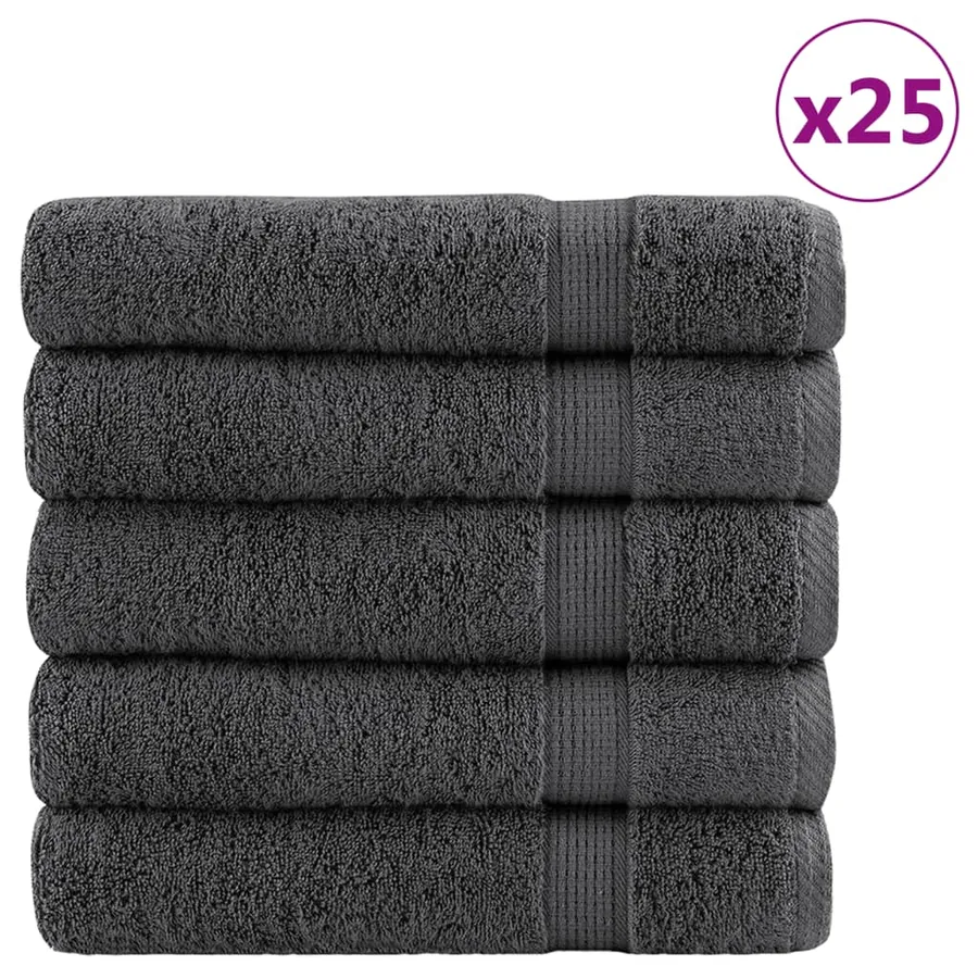 Serviettes de bain de qualité supérieure SOLUND 25 pcs