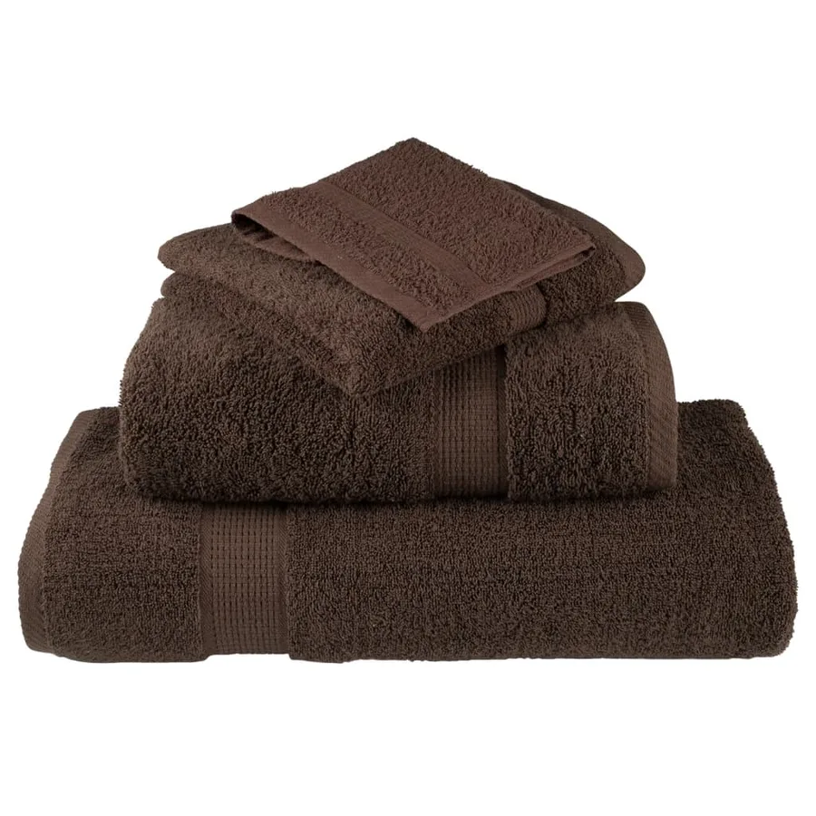 Essuie-mains de qualité supérieure SOLUND 10pcs marron 600 g/m² - 4