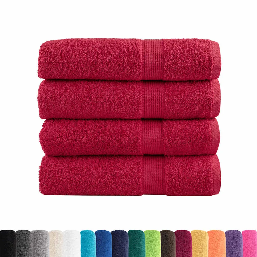 Serviettes de bain de qualité supérieure SOLUND 4 pcs 600g/m² - 2