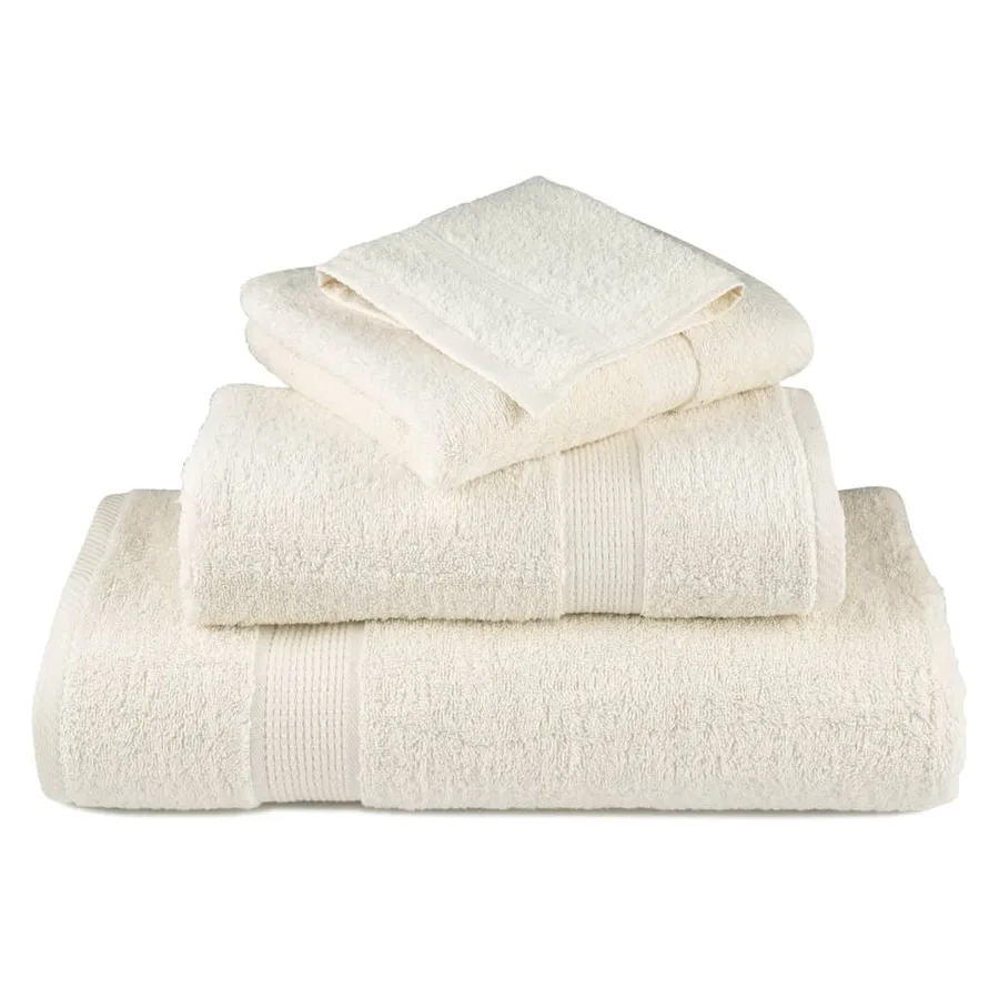Serviettes de douche de qualité supérieure SOLUND 2 pcs crème - 4