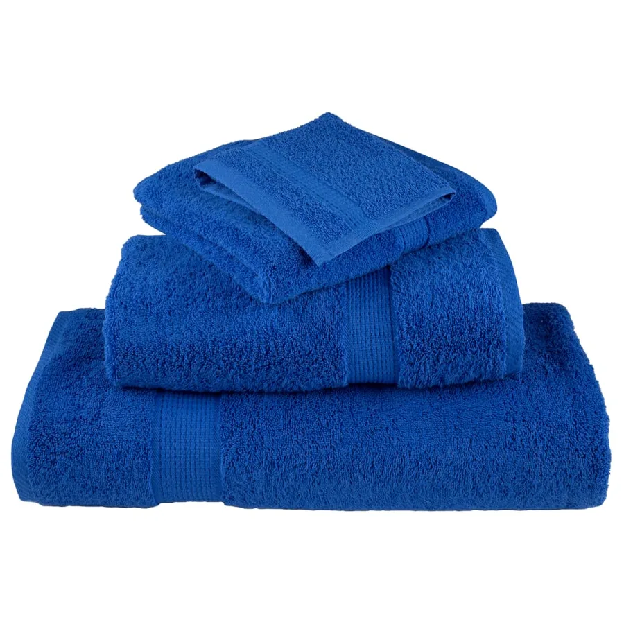 Essuie-mains de qualité supérieure SOLUND 4 pcs bleu 600 g/m² - 4