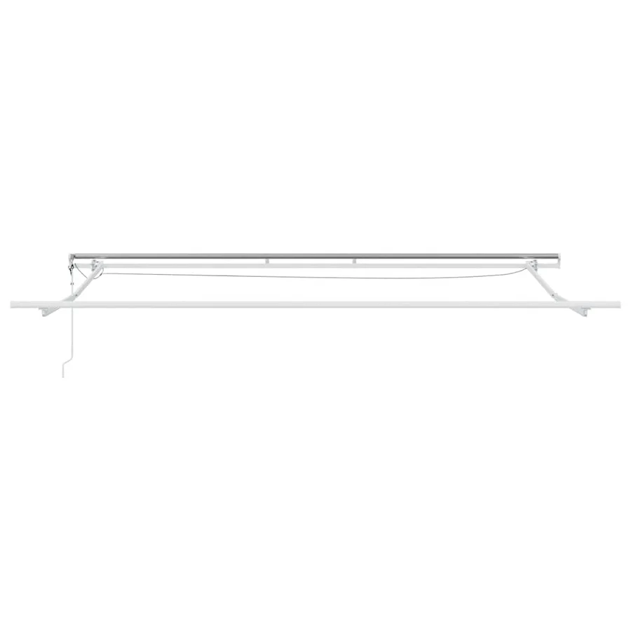 Auvent rétractable automatique avec LED marron 400x300 cm - 6