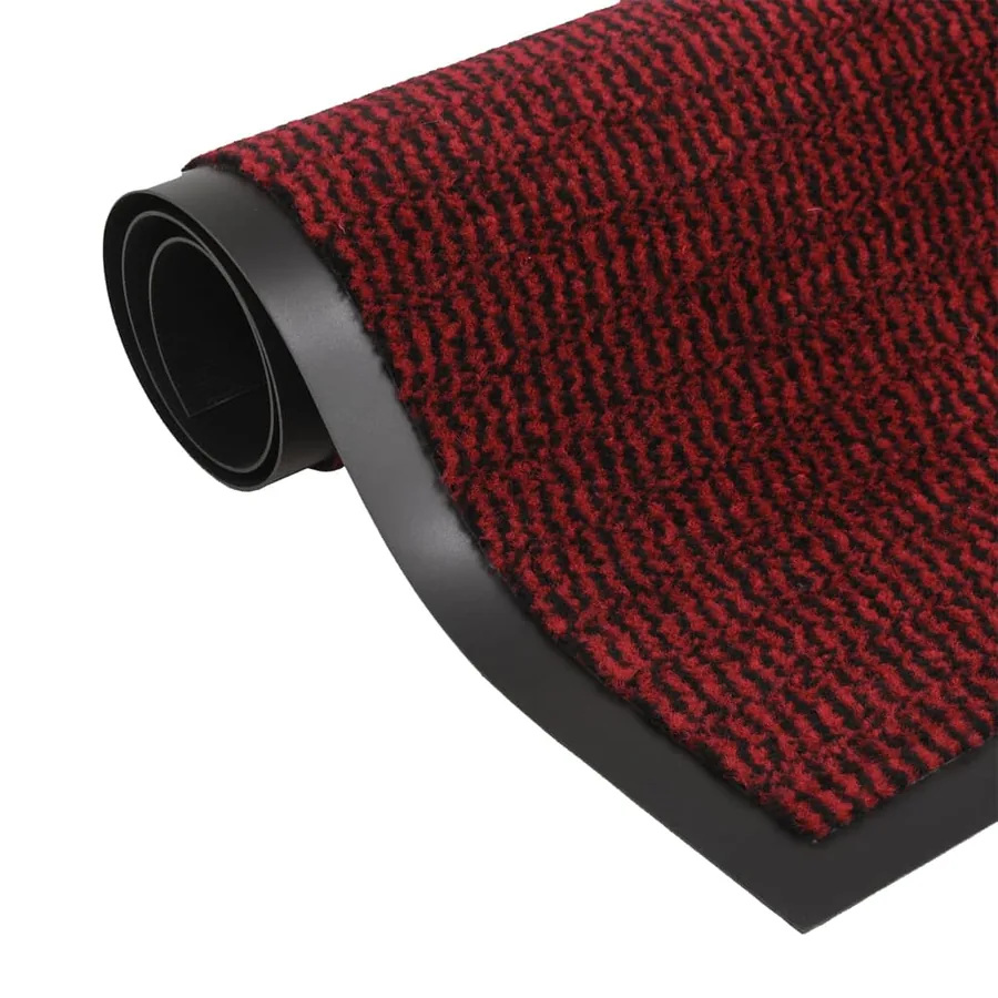 Paillassons rectangulaires 2 pcs 40 x 60 cm Rouge - 2