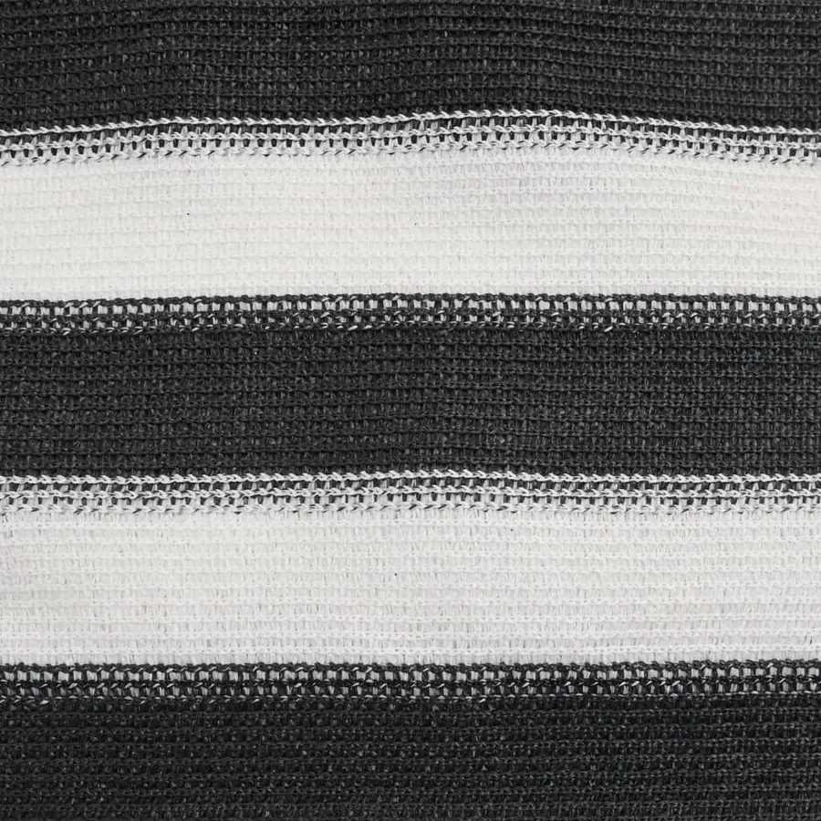 Filet brise-vue anthracite et blanc 1,5x10 m PEHD 195 g/m² - 6