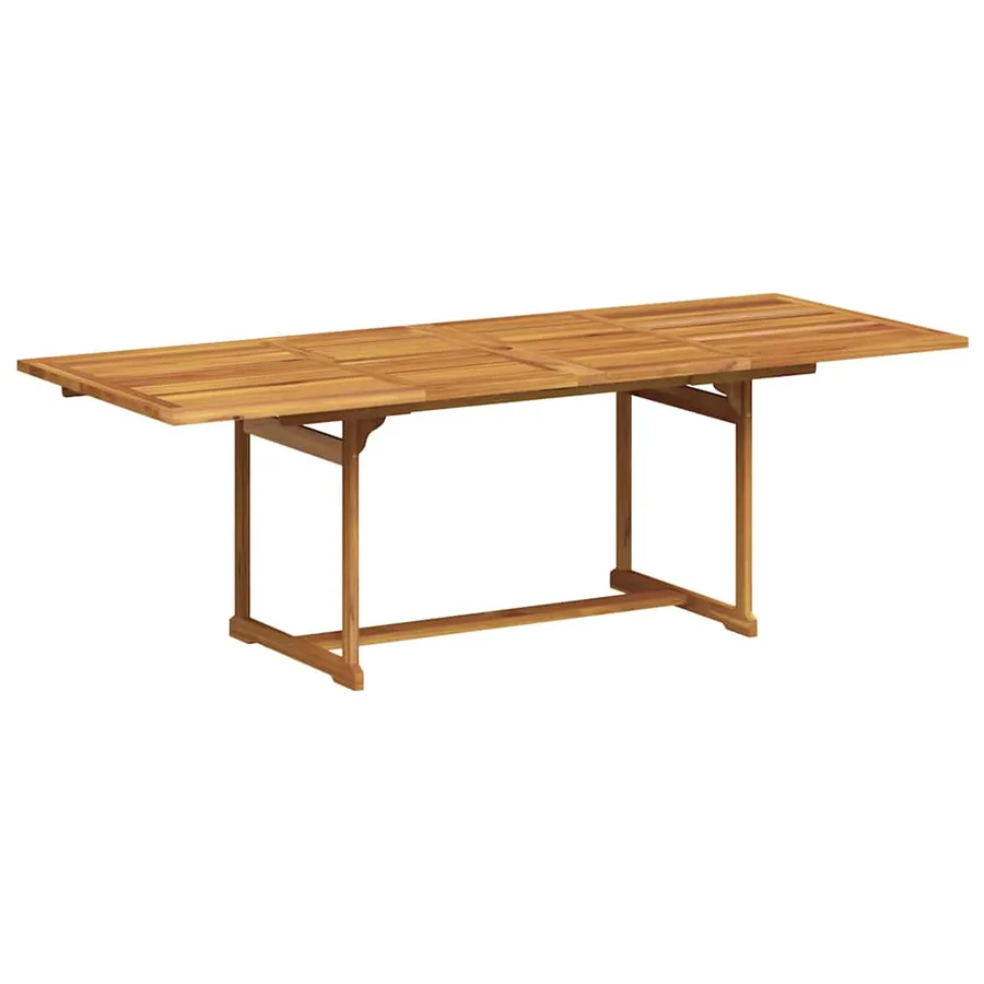 Ensemble à manger de jardin 9pcs bois d'acacia solide textilène - 3