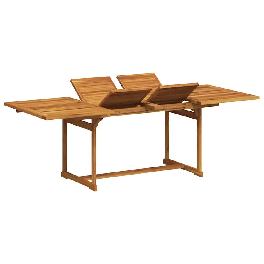 Ensemble à manger de jardin 9pcs bois d'acacia solide textilène - 4