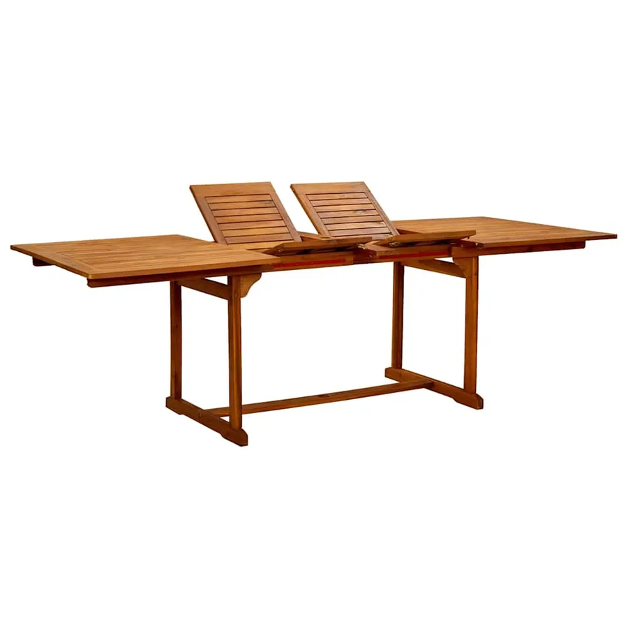 Ensemble à Manger de jardin 7pcs bois d'acacia solide textilène - 6