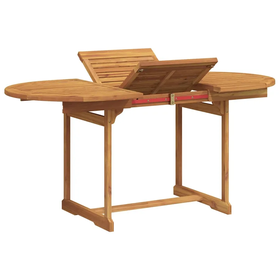 Ensemble à Manger de jardin 7pcs bois d'acacia solide textilène - 4