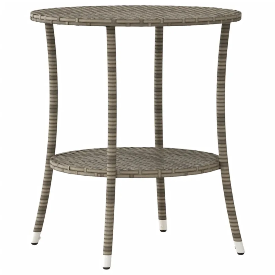 Chaises inclinables de jardin lot de 2 et table résine tressée - 6