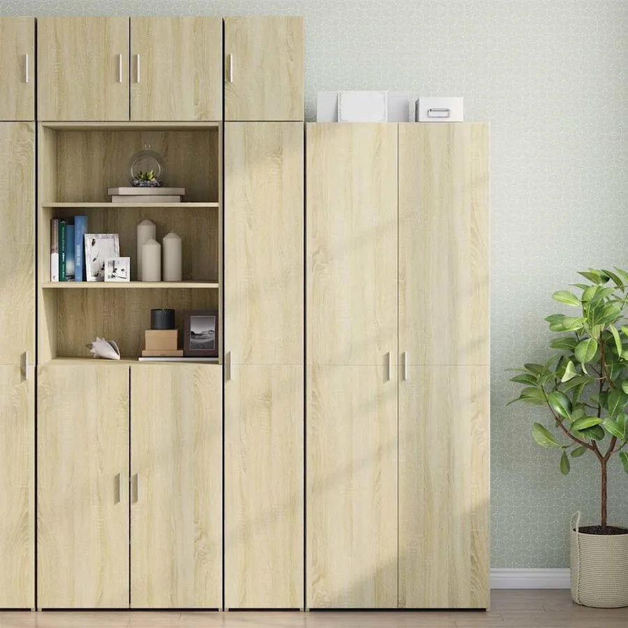 Armoire murale chêne sonoma 30x42,5x40 cm bois d'ingénierie - 3