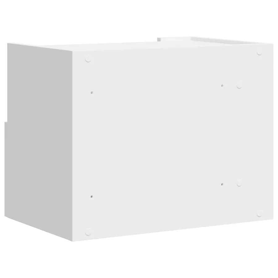 Tables de chevet murales 2 pcs blanc 45x30x35 cm - 6