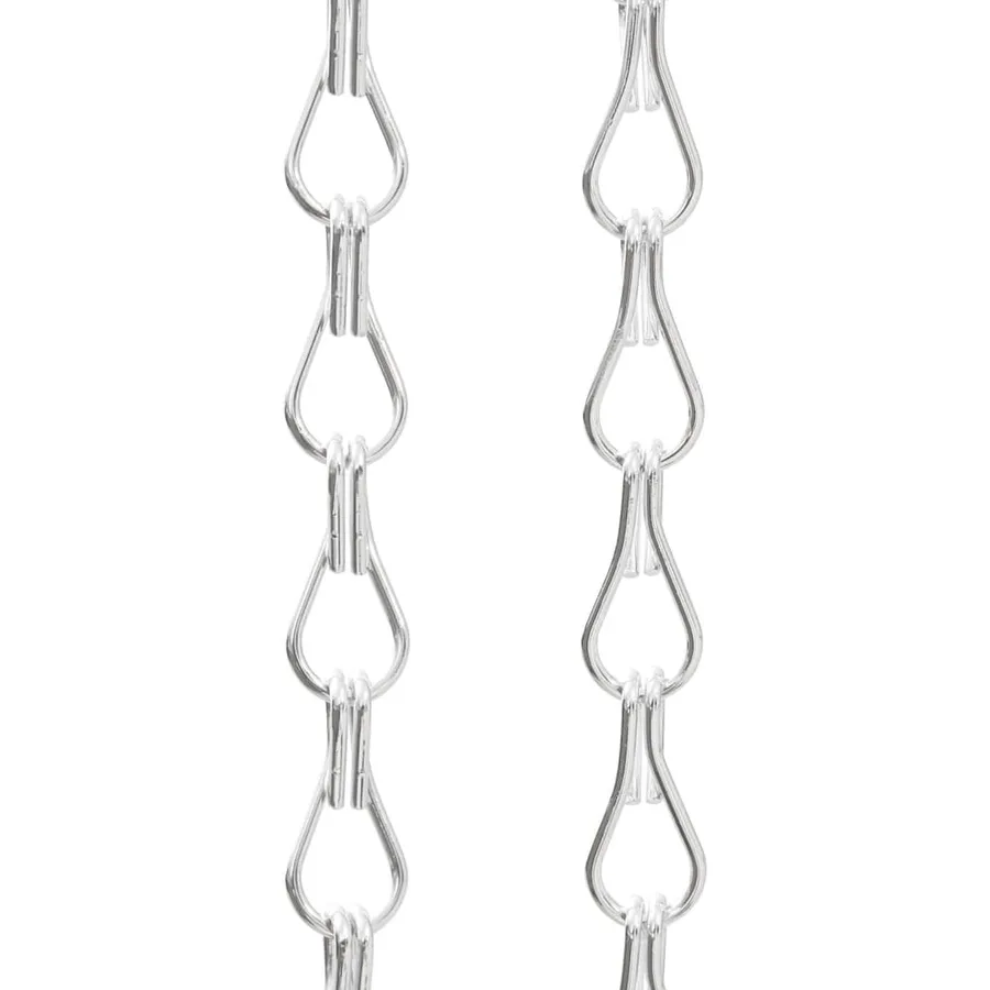 Moustiquaire de porte à chaîne 100x212 cm aluminium - 4