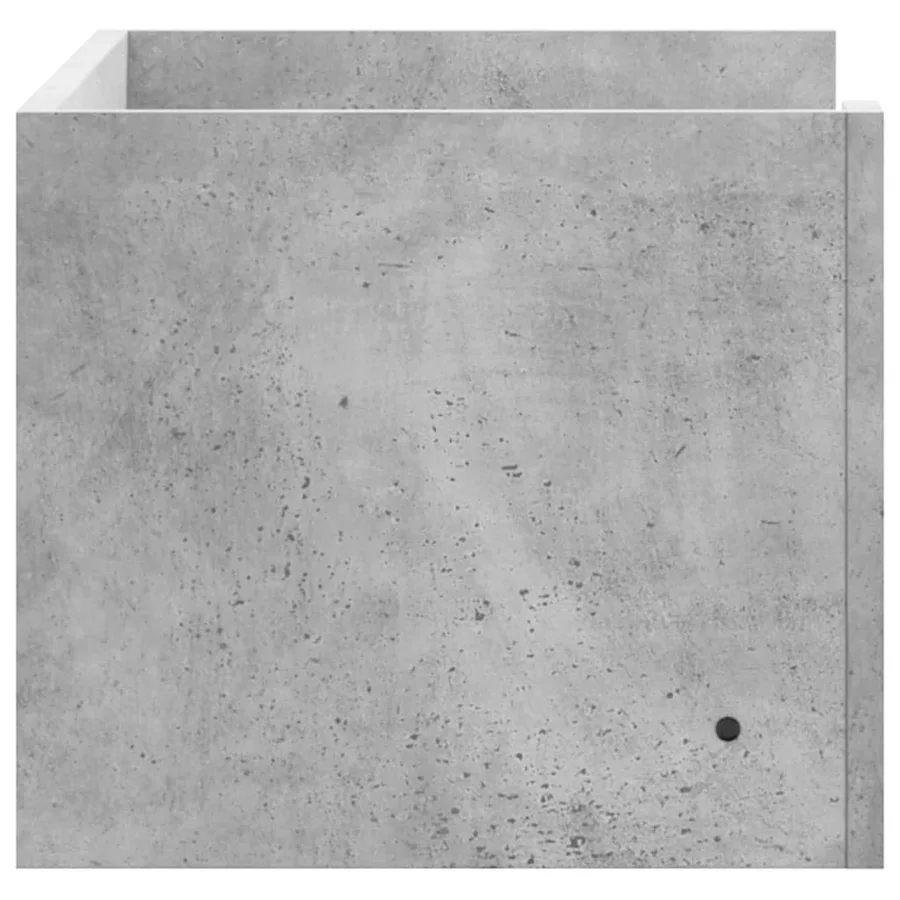 Étagère murale gris béton 70,5x35x30,5 cm bois d'ingénierie - 5