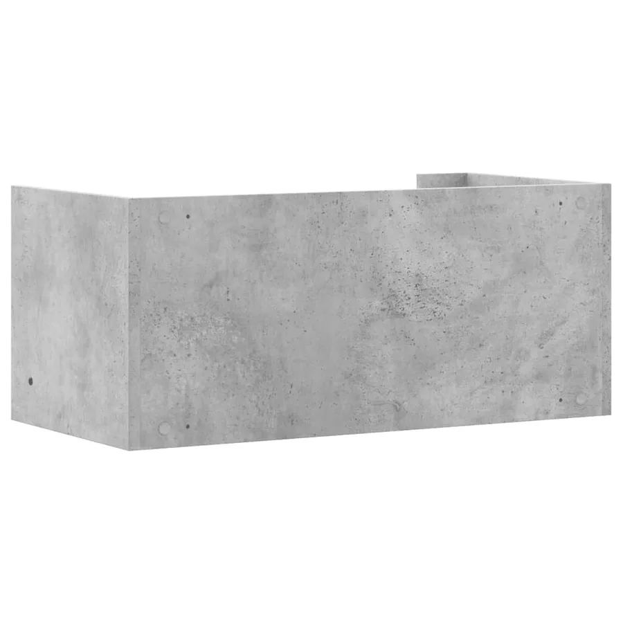 Étagère murale gris béton 70,5x35x30,5 cm bois d'ingénierie - 6