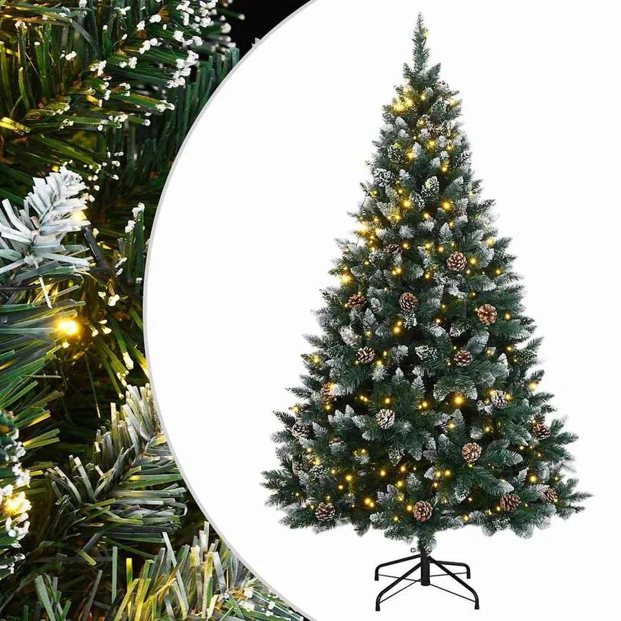 Sapin de Noël artificiel 150 LED 120 cm
