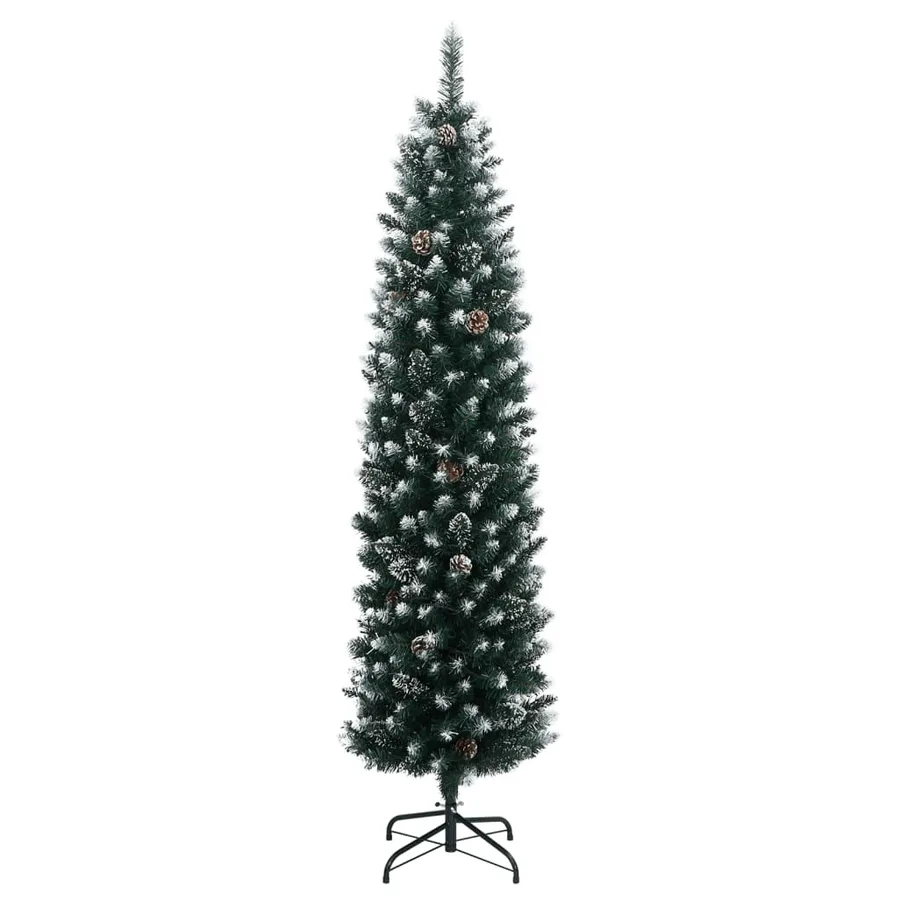 Sapin de Noël artificiel mince 150 LED 120 cm - 2