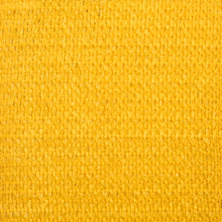 Voile d'ombrage 160 g/m² rectangulaire jaune 5x6 m PEHD - 9