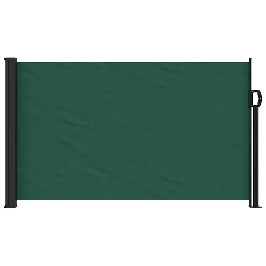 Auvent latéral rétractable vert foncé 120x500 cm - 3