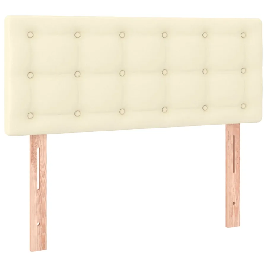 Tête de lit Crème 100x5x78/88 cm Similicuir - 2