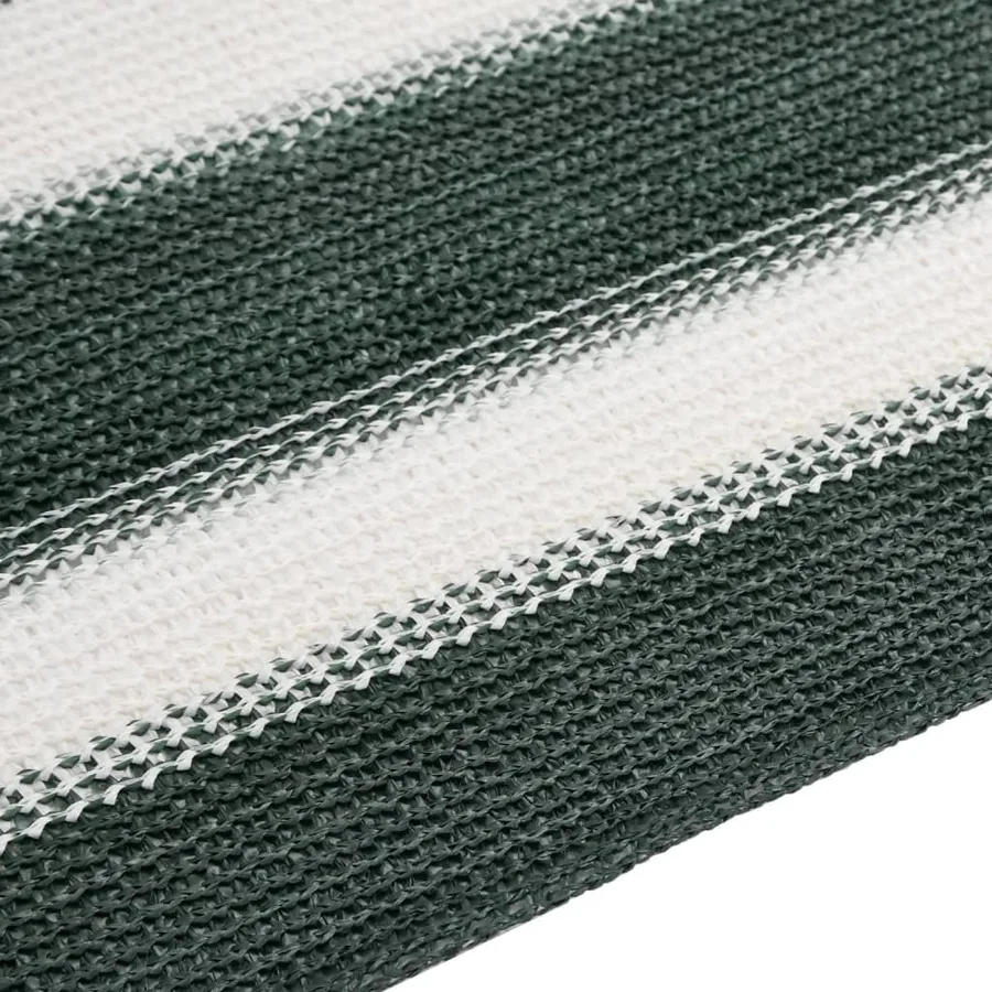 Filet brise-vue vert et blanc 1,8x10 m PEHD 195 g/m² - 5
