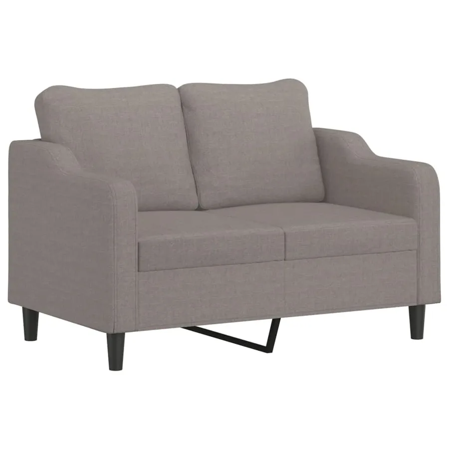 Ensemble de canapés 3 pcs avec coussins Taupe Tissu - 3