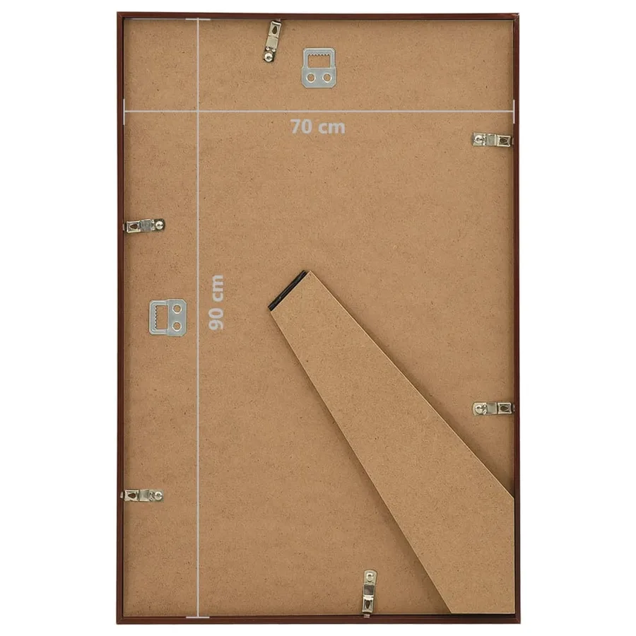 Collage de cadres photo 5 pcs de mur table Bronze 70x90 cm MDF - 8