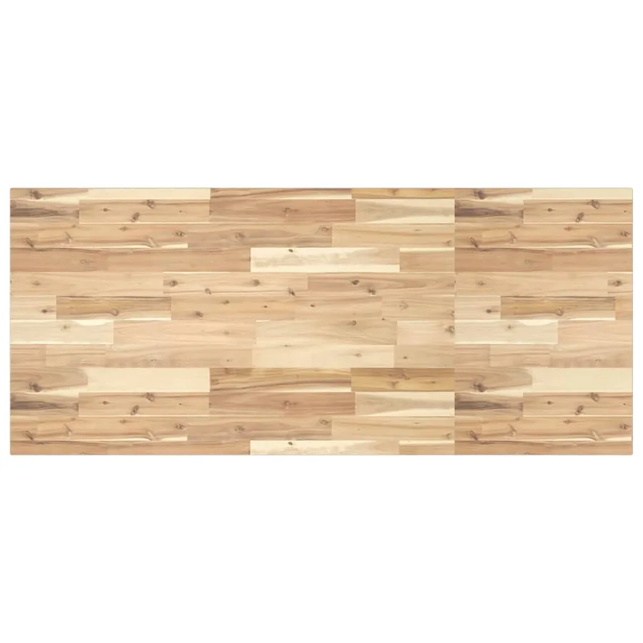 Dessus de meuble de salle de bain non traité bois d'acacia