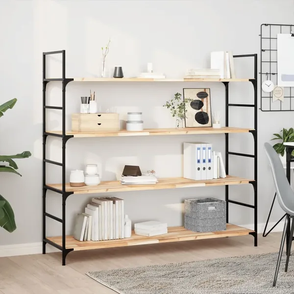 Étagères flottantes 2 pcs 160x40x2 cm acacia massif non traité