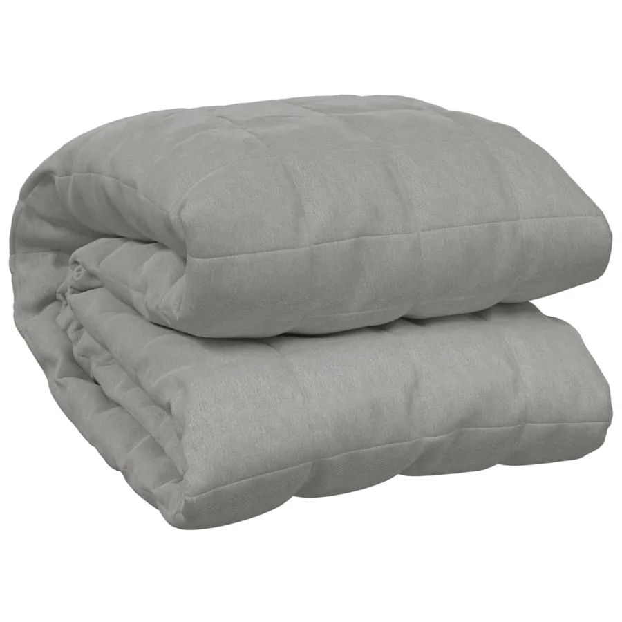 Couverture lestée Gris 137x200 cm 10 kg Tissu - 2