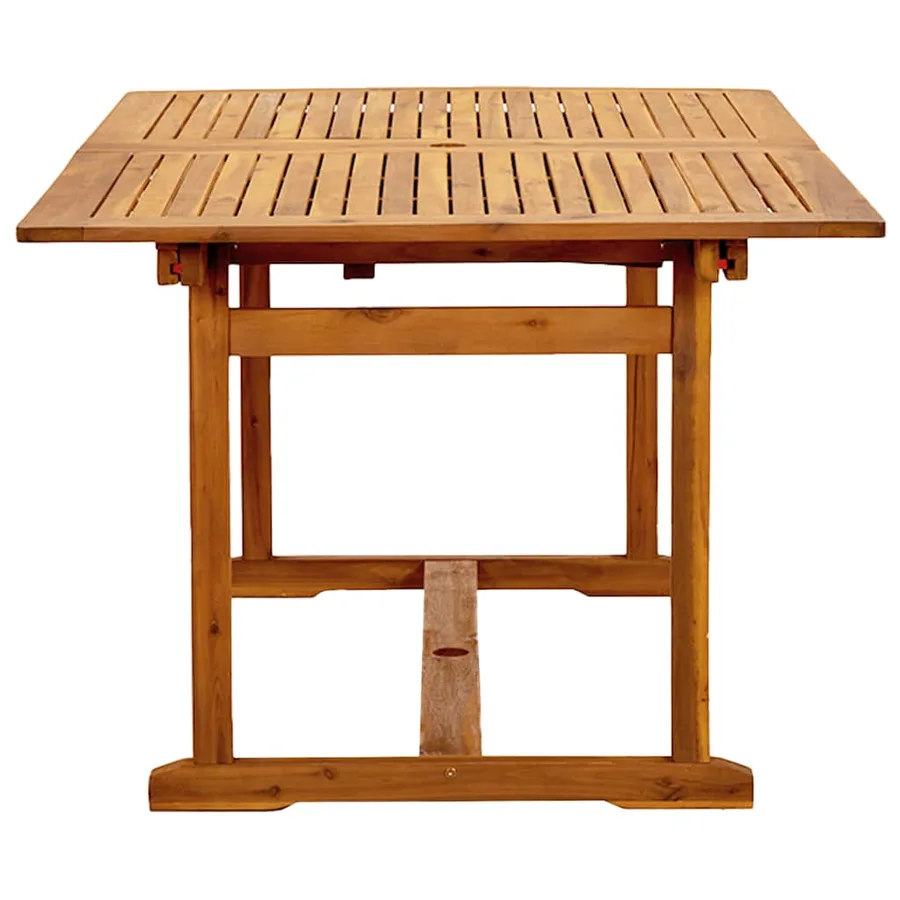 Ensemble à manger de jardin 5pcs bois d'acacia solide textilène - 6