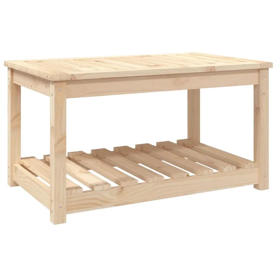 Table de jardin 82,5x50,5x45 cm bois massif de pin - 2