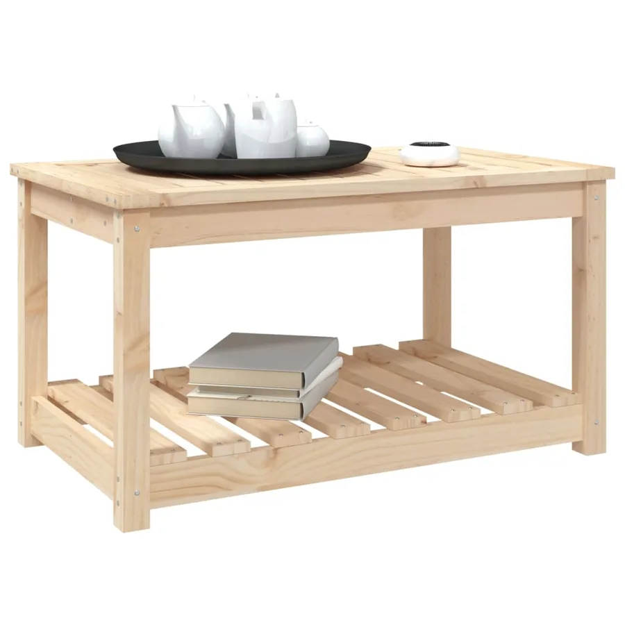 Table de jardin 82,5x50,5x45 cm bois massif de pin - 4